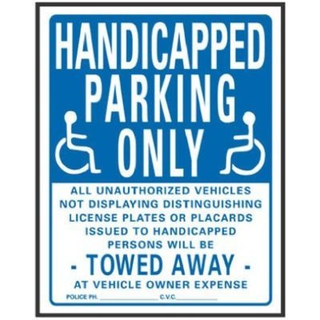 HY-KO PROD CO 19X15 Handicapped Sign 703
